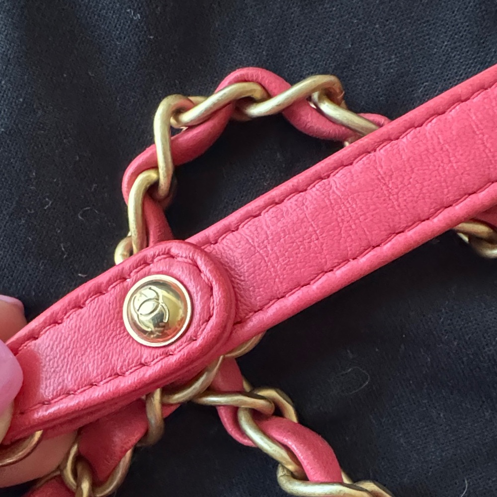 CHANEL Lambskin Chevron Crossbody Bag - Picture 5 of 13
